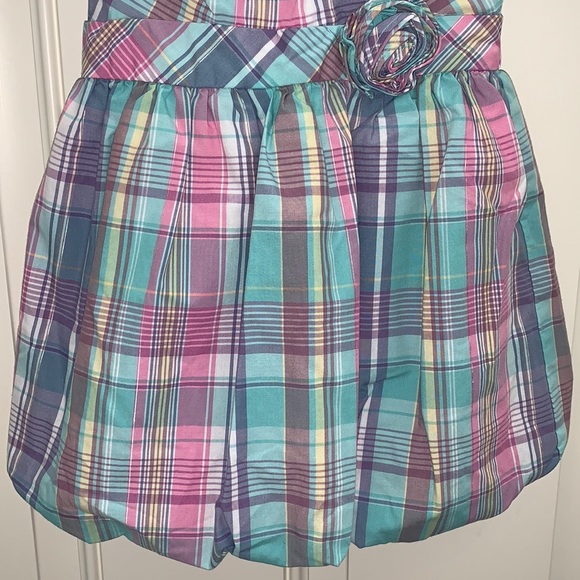 Chaps, 9-12m, Stunning Balloon Dress, Multiple Colors Blend Beautifully, - Picture 3 of 12